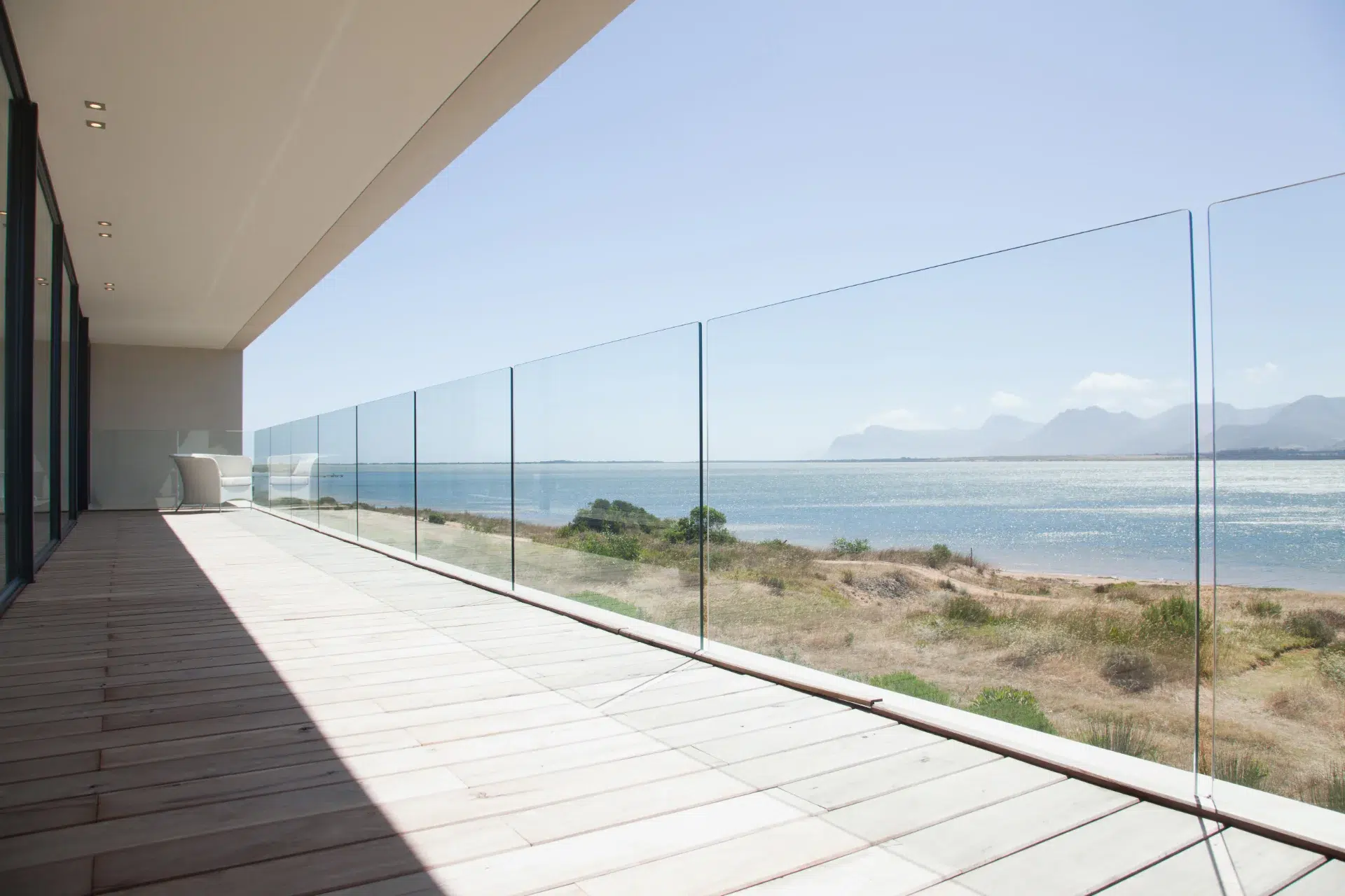 VLX 120 Glass Railing System in Greenacres, FL | TruePane Windows & Doors - detail 1