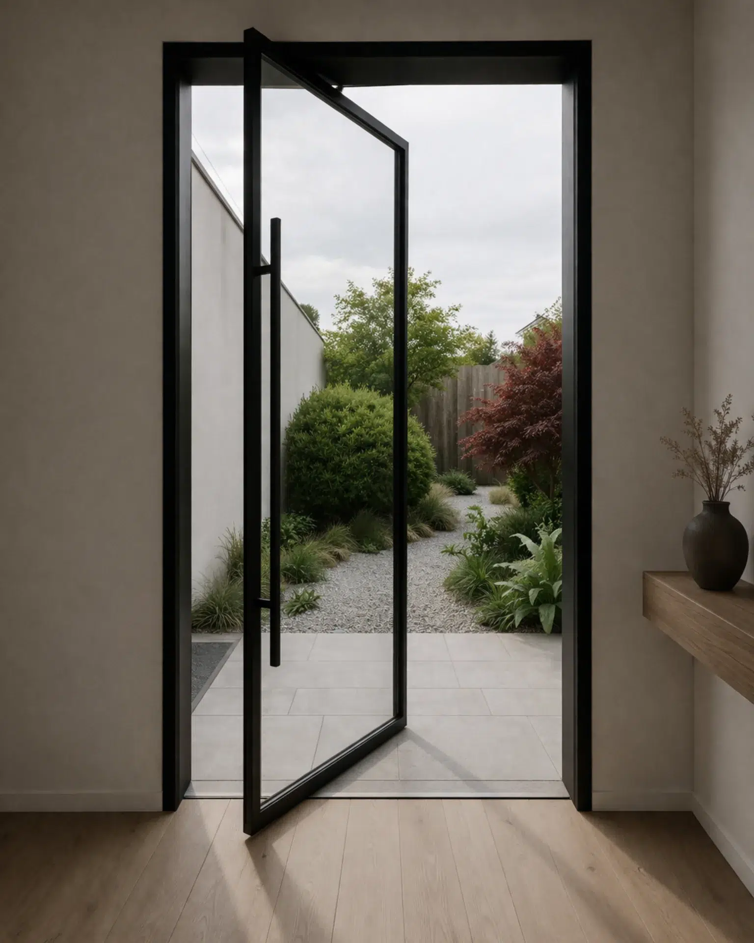 VLX 100 Pivot Door in Greenacres, FL | TruePane Windows & Doors - detail 1