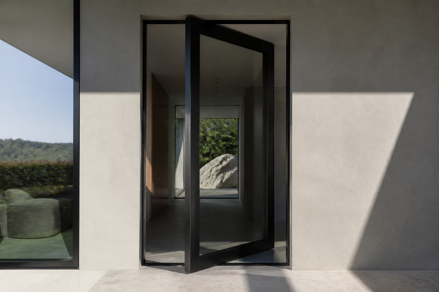 VLX 100 Pivot Door in Greenacres, FL | TruePane Windows & Doors - detail 2